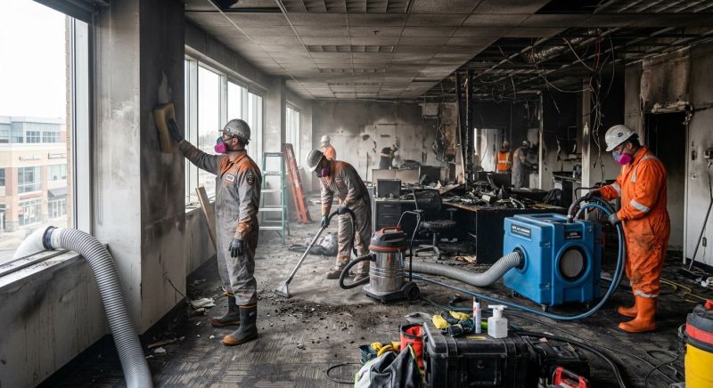 Commercial Fire Restoration in Mesa, AZ