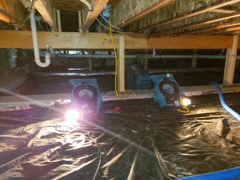 Crawlspace Water Restoration in Napa, CA