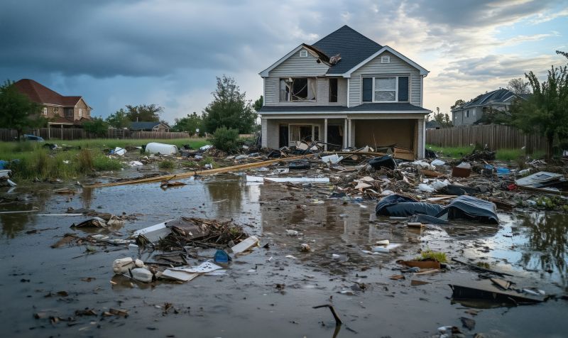 Storm Damage Cleanup detail