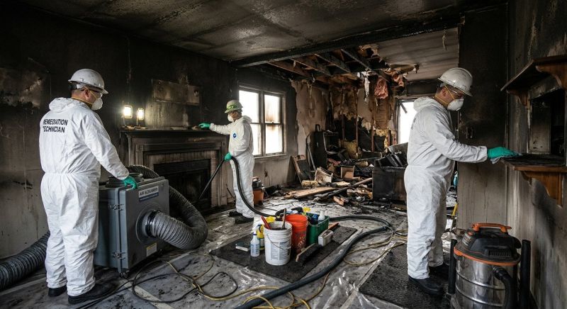 Residential Fire Restoration in Gilbert, AZ